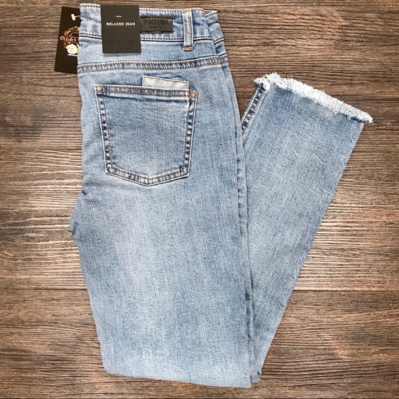 Last 1! 🌟HP 🌟 Distressed Patched Jeans - Picture 5 of 5